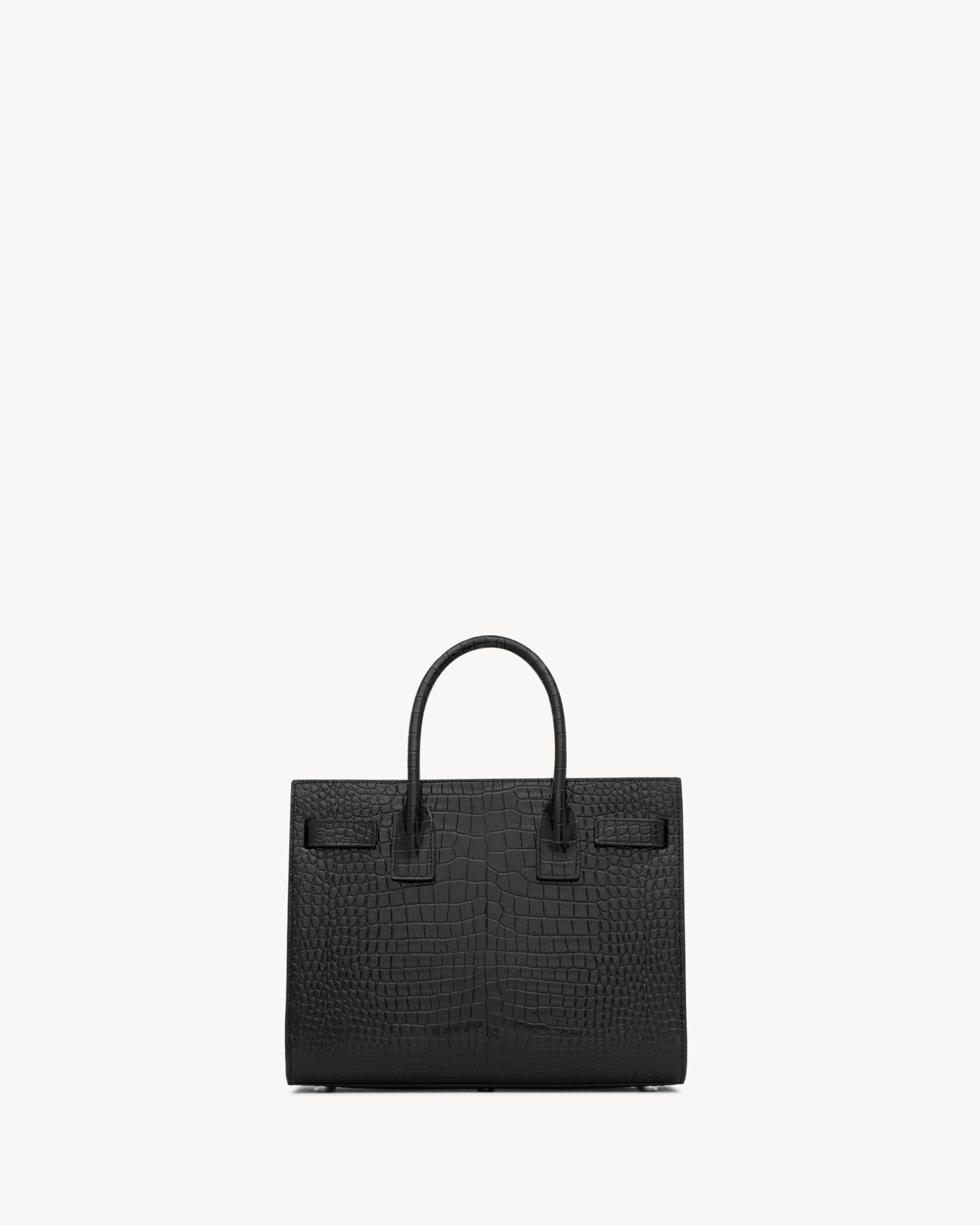 YSL SAC DE JOUR IN CROCODILE-EMBOSSED LEATHER – baby - Image 3